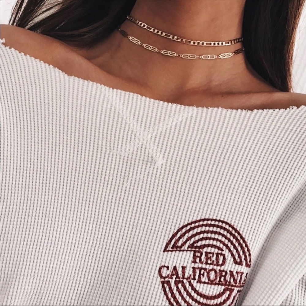 Last one!  Double chain choker - Picture 2 of 4